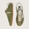 Marathon Speed para hombre en piel verde oliva con estrella color crema