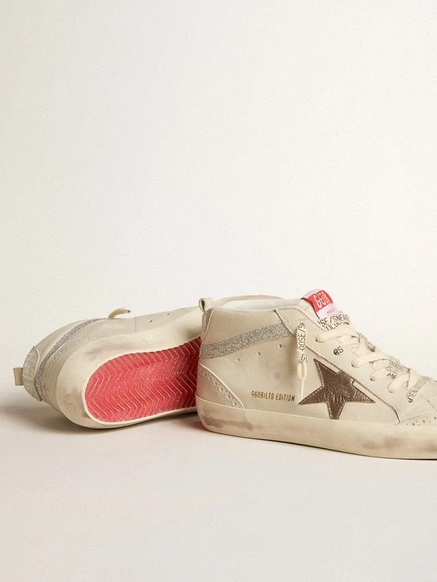 Mid Star LTD para mujer con estrella de piel en color bronce y detalle «flash» de cristales Swarovski