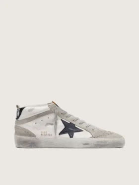 Mid Star para hombre, blancas con estrella negra