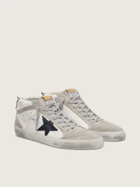Mid Star para hombre, blancas con estrella negra