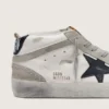 Mid Star para hombre, blancas con estrella negra