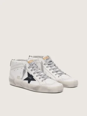 Mid Star para mujer con lengüeta laminada en el talón y cordones con purpurina