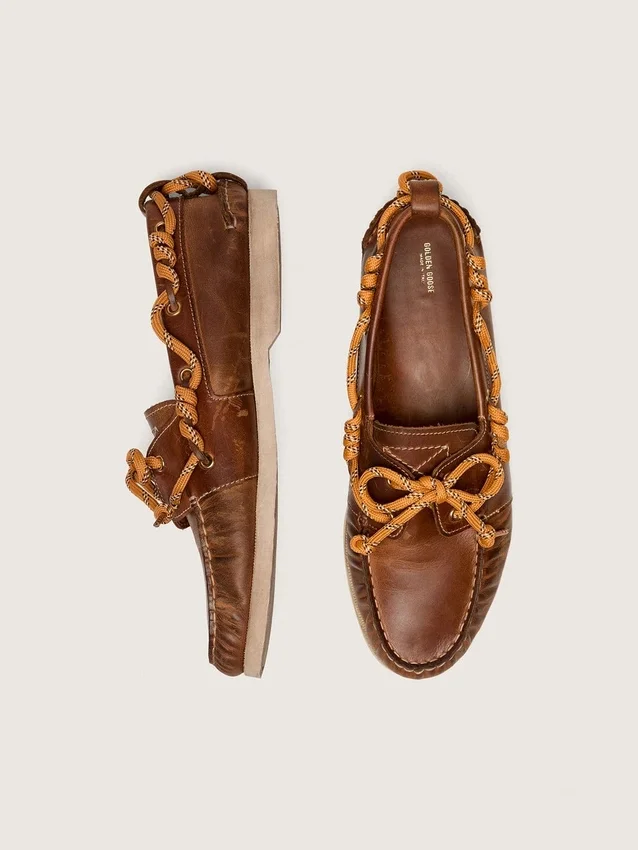 Mocasines Cruise para hombre en piel color tabaco