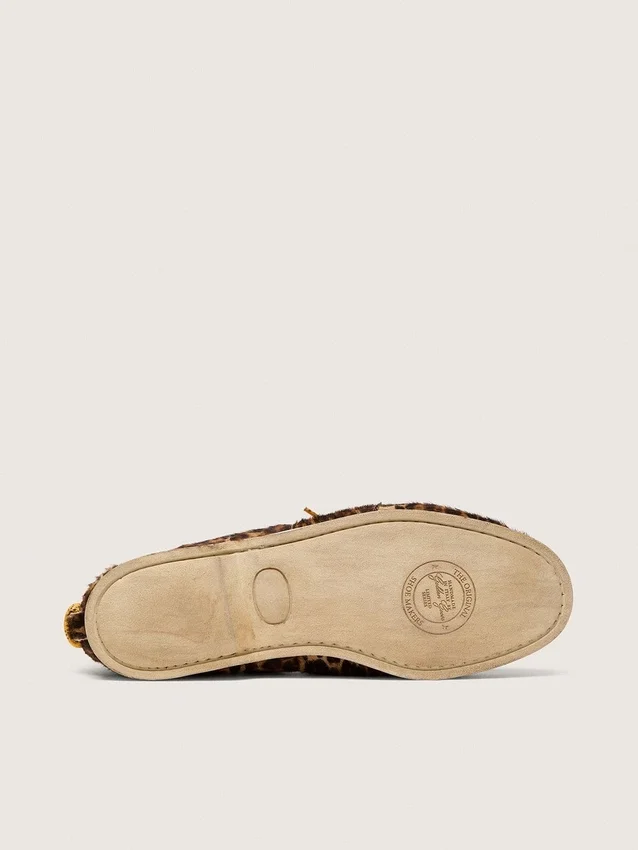 Mocasines Cruise para hombre en piel de potro con estampado de leopardo