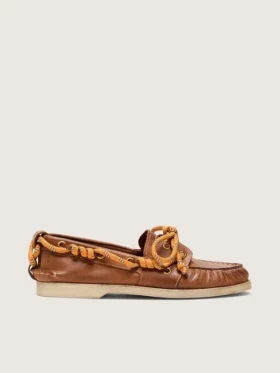 Mocasines Cruise para mujer en piel color tabaco