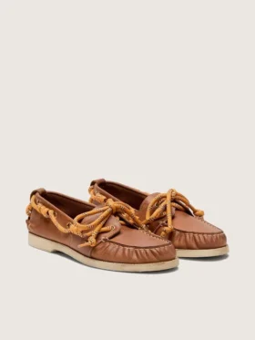 Mocasines Cruise para mujer en piel color tabaco