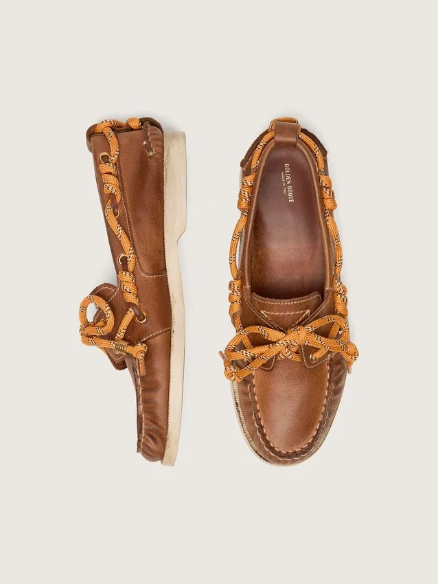 Mocasines Cruise para mujer en piel color tabaco