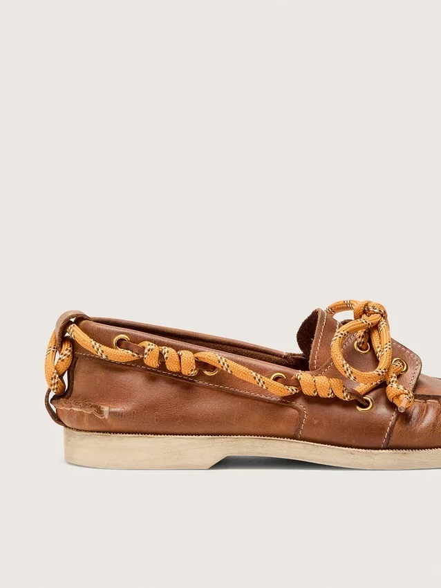 Mocasines Cruise para mujer en piel color tabaco