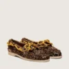 Mocasines Cruise para mujer en piel de potro con estampado de leopardo