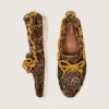 Mocasines Cruise para mujer en piel de potro con estampado de leopardo