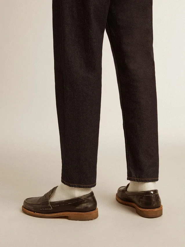 Mocasines Jerry para hombre en piel negra