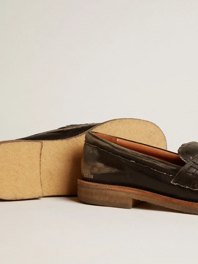 Mocasines Jerry para hombre en piel negra
