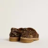 Mocasines Jerry para mujer en piel de potro con estampado de leopardo
