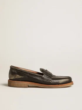 Mocasines Jerry para mujer en piel negra
