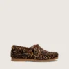 Mocasines Young Cruise en piel de potro con estampado de leopardo