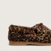 Mocasines Young Cruise en piel de potro con estampado de leopardo