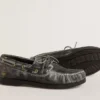 Mocasines Young Cruise en piel negra desgastada