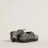 Mocasines Young Cruise en piel negra desgastada