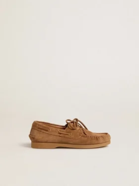 Mocasín Cruise para niños en ante marrón claro