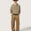 Pantalones cargo de color beige caqui
