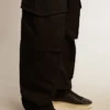 Pantalones cargo negros