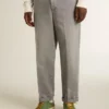 Pantalones chino de algodón en color gris