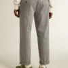 Pantalones chino de algodón en color gris