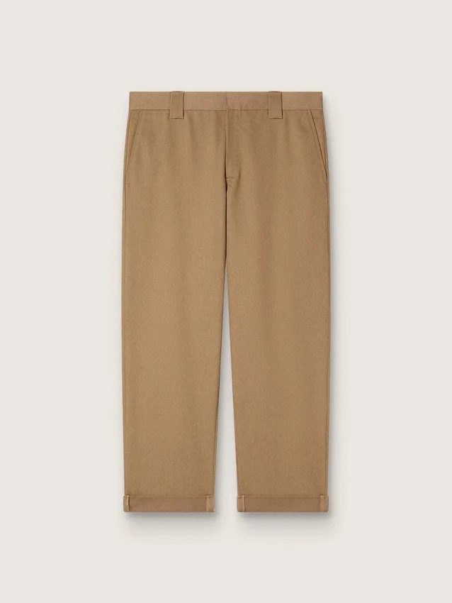 Pantalones chinos beige caqui de la Golden Collection