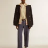 Pantalones chinos de hombre en azul con efecto desgastado