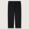 Pantalones chinos negros de algodón para hombre