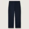 Pantalones chinos unisex «Journey» de lona de algodón azul con logotipo bordado