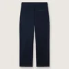 Pantalones chinos unisex «Journey» de lona de algodón azul con logotipo bordado