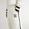 Pantalones cortos blancos para niños con logotipo bordado