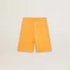 Pantalones cortos de color amarillo mostaza para niños