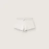 Pantalones cortos de mujer «Star» en felpa gris jaspeada