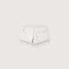 Pantalones cortos de mujer «Star» en felpa gris jaspeada