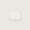 Pantalones cortos deportivos blancos de doble capa para mujer