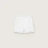 Pantalones cortos deportivos blancos para hombre