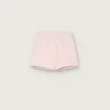 Pantalones cortos para niñas «Star» de algodón rosa con parche y logotipo