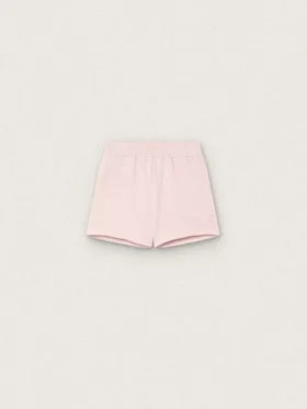 Pantalones cortos para niñas «Star» de algodón rosa con parche y logotipo