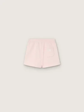 Pantalones cortos para niñas «Star» de algodón rosa con parche y logotipo