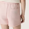 Pantalones cortos para niñas «Star» de algodón rosa con parche y logotipo