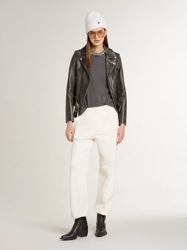 Pantalones de chándal blancos