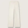 Pantalones de chándal blancos de algodón para mujer