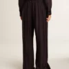 Pantalones de chándal de mujer con abertura en el tobillo
