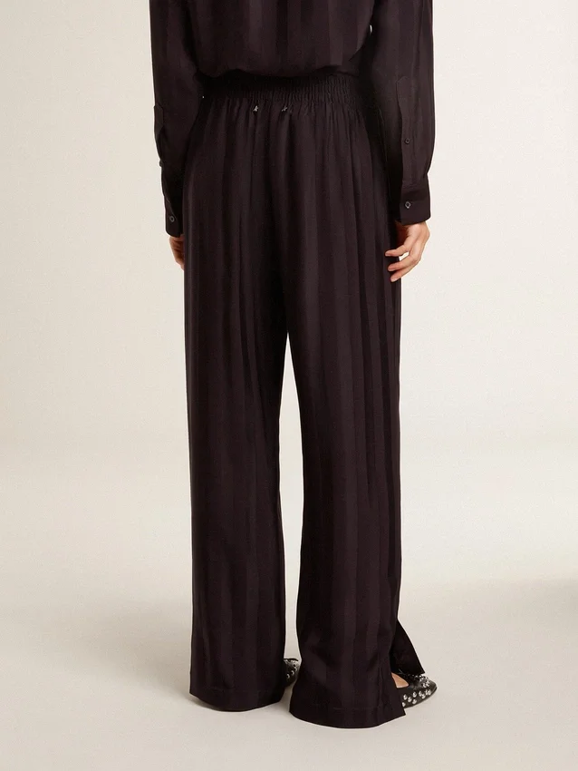 Pantalones de chándal de mujer con abertura en el tobillo