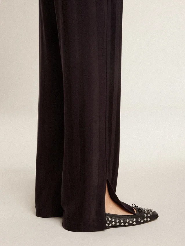Pantalones de chándal de mujer con abertura en el tobillo