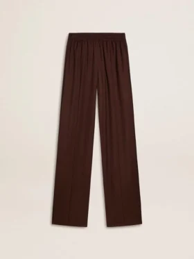 Pantalones de chándal marrones para mujer