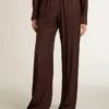 Pantalones de chándal marrones para mujer