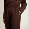 Pantalones de chándal marrones para mujer